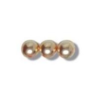 Impex Extra Value Glass Pearl Beads 4mm Gold