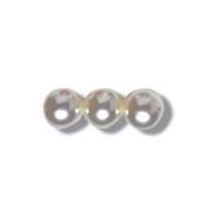 Impex Extra Value Glass Pearl Beads 4mm Cream