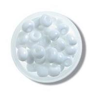 Impex Extra Value Glass E Beads White
