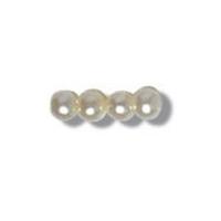 impex extra value round pearl beads cream