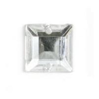 Impex Square Diamante Jewels Clear