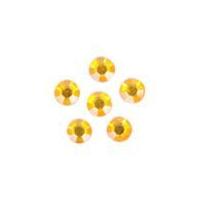 Impex Round Stick-On Diamante Jewels 4mm Gold