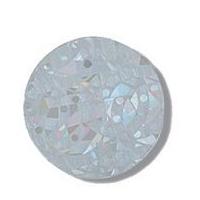 Impex Round Flat Hologram Sequins Silver