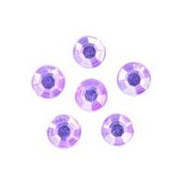 impex round stick on diamante jewels 5mm lilac