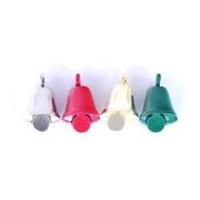 Impex Liberty Shape Craft Bells Bulk Packs 8mm Assorted Colours