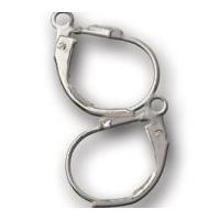 Impex Deluxe R Spring Ear Wire Jewellery Findings Silver