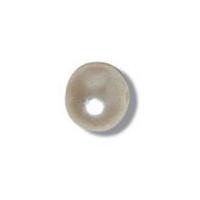 Impex Round Pearl Beads Cream