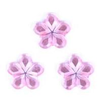 impex flower stick on diamante jewels pink