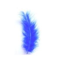 impex marabou craft feathers 16cm royal blue