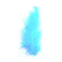 impex marabou craft feathers 16cm turquoise