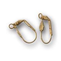 Impex Deluxe O Spring Ear Wire Jewellery Findings Gold