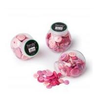 Impex Jar of Buttons Assorted Pink