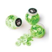 Impex Jar of Buttons Assorted Green