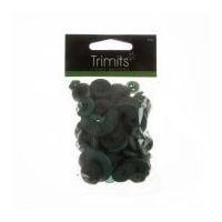 Impex Assorted Buttons for Crafts Green