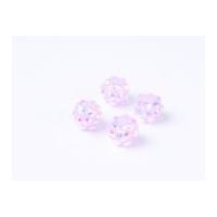 impex rhinestone crystal acrylic beads light pink