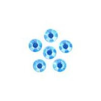 Impex Round Stick-On Diamante Jewels 4mm Blue