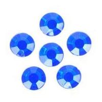 impex round stick on diamante jewels 6mm royal blue