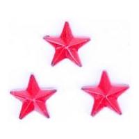 impex star stick on diamante jewels red