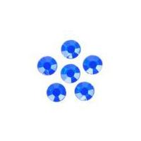 Impex Round Stick-On Diamante Jewels 4mm Royal Blue