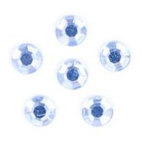 Impex Round Stick-On Diamante Jewels 6mm Clear