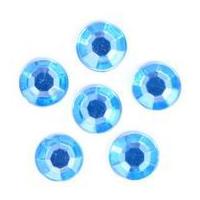 impex round stick on diamante jewels 6mm blue