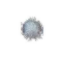 Impex Metallic Craft Pompoms Metallic Silver