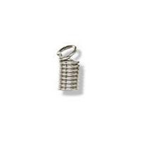 impex leather crimp jewellery findings silver