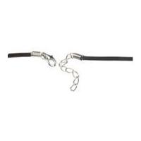 Impex Suede Cord with Clasp Jewellery Findings 51cm Black