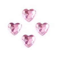 Impex Heart Stick-On Diamante Jewels Pink