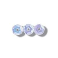 Impex Round Cup Sequins White Iris