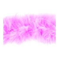 impex marabou boa feather trimming cerise pink