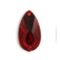 Impex Teardrop Diamante Jewels Red