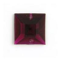 impex square diamante jewels purple