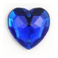 Impex Heart Diamante Jewels Royal Blue