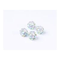 Impex Rhinestone Crystal Acrylic Beads Crystal