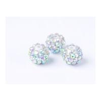 Impex Rhinestone Crystal Acrylic Beads Crystal