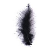 impex marabou craft feathers 16cm black