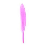Impex Duck Craft Feathers With Glitter 14cm Cerise
