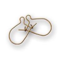 Impex Deluxe Kidney Ear Wire Jewellery Findings Gold