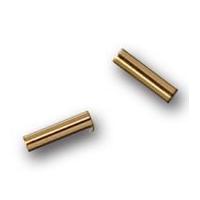 Impex Deluxe Tube Spacer Bead Jewellery Findings Gold