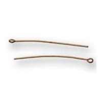 Impex Deluxe Thick Soft Eye Pin Jewellery Findings Gold