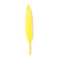 impex duck craft feathers 10cm yellow