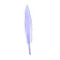 impex duck craft feathers 10cm lilac