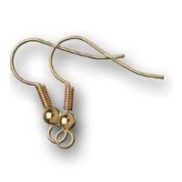 Impex Deluxe Ear Wire Jewellery Findings Gold