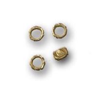 Impex Deluxe Crimp Bead Jewellery Findings 2mm Gold