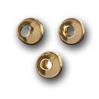 Impex Deluxe Brass Bead Jewellery Findings 4mm Gold