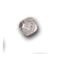 impex deluxe small fluted bicone jewellery findings silver