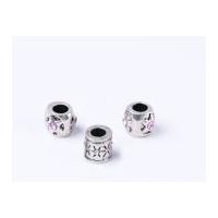 impex a la mode style spacer beads rose crystal rstone mix 1