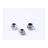 Impex A La Mode Style Spacer Beads Antique Silver