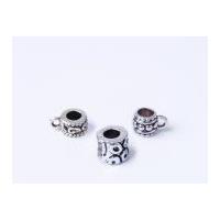 impex a la mode style spacer beads silver dot mix